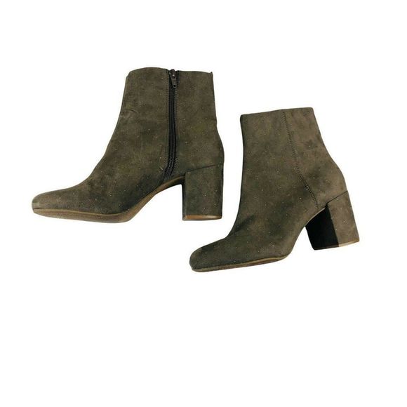 Old Navy women's gray sz 10 studded ankle boot - Picture 3 of 8